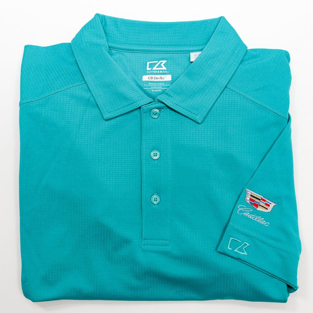 Mens Polo Shirt Cadillac Shirt Cutter &Buck Jersey